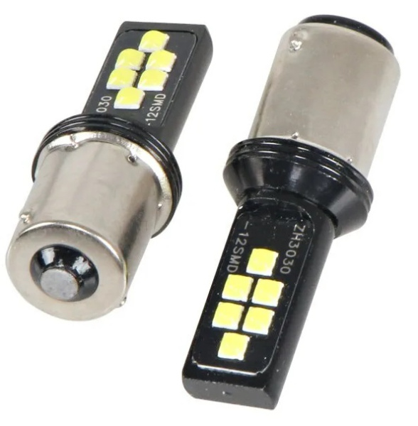 лампа светодиодная 1156 12smd плоские