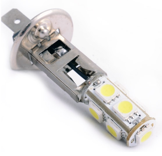 лампа светодиодная h1 9smd