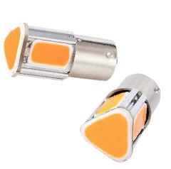 лампа светодиодная 1156 4cob оранжевая